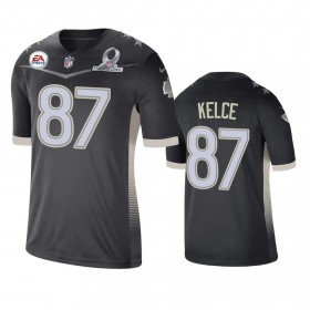 Miesten Kansas City Chiefs NFL Pelipaita Travis Kelce 87 Game Anthracite 2021 AFC Pro Bowl